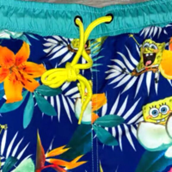 SPONGE BOB Nickelodeon SquarePants Swim Trunks Mens NEW Various Sizes - Picture 4 of 14